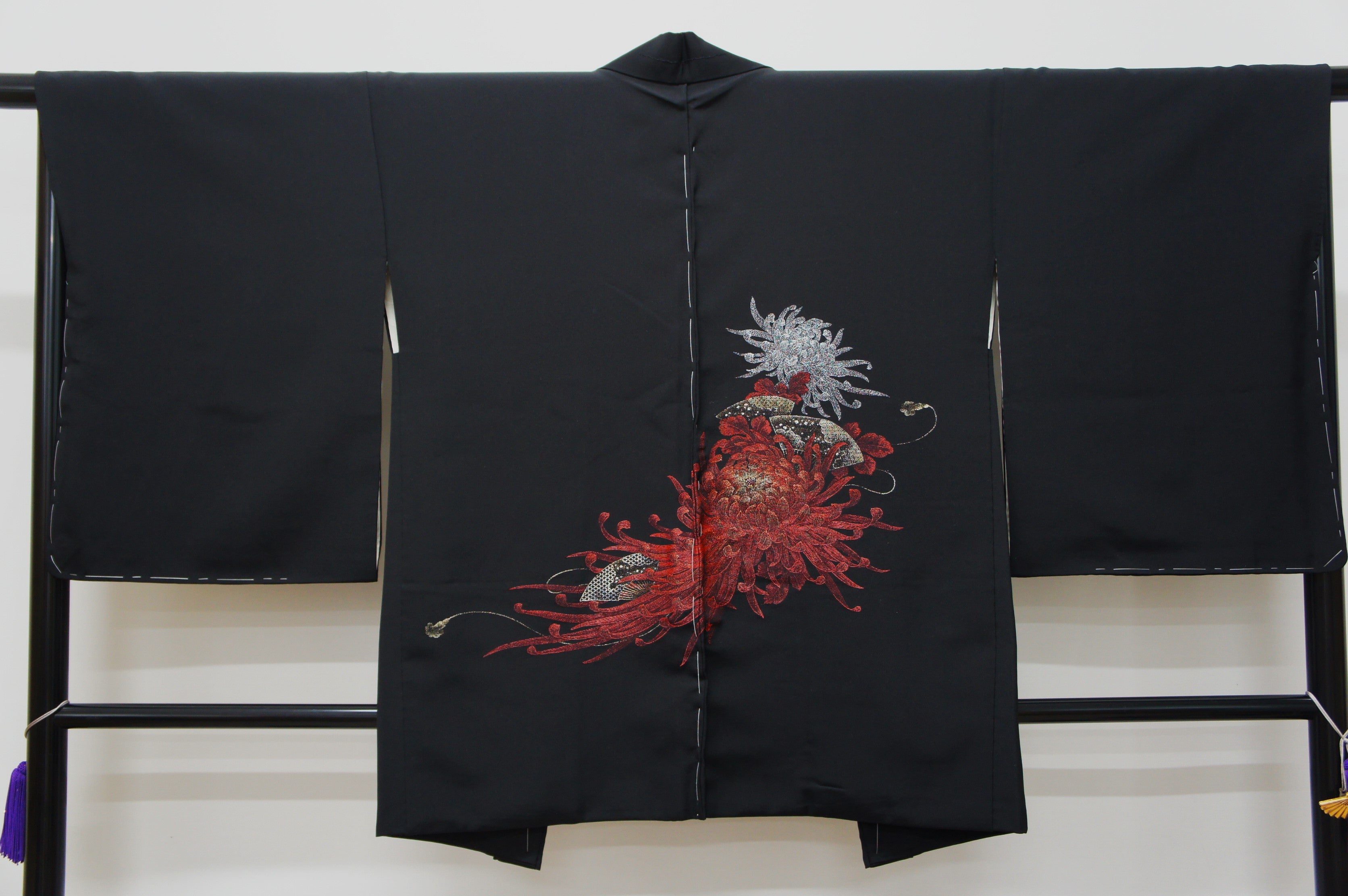 Midori Obi Arts花柄和装用バッグ 紺色 大きめ Midori Obi Arts花柄和装用バッグ 紺色 大きめ 【公式通販】