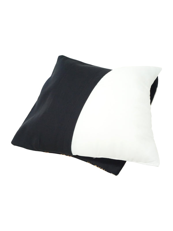 Cushion cover made of high grade OBI. made in Japan. Japanese Pattern Cushion. 11.8×11.8" (30cm) "花に流水"