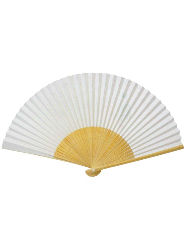 Folding Fan. made in Kyoto, Japan. Japanese Hand Fan. "Flower carriage"