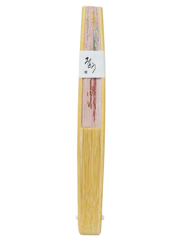 Folding Fan. made in Kyoto, Japan. Japanese Hand Fan. "Flower carriage"