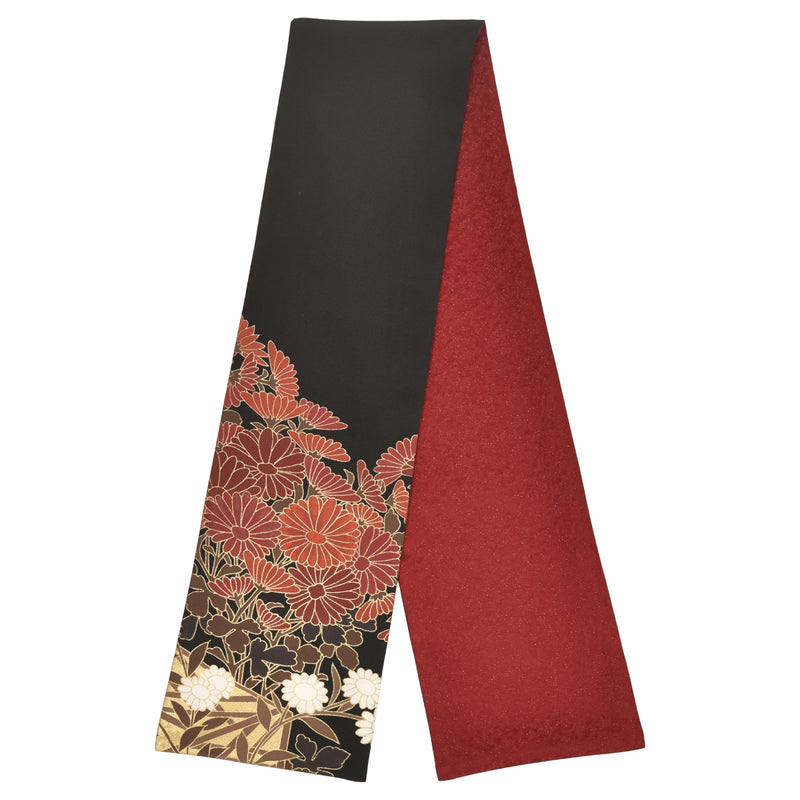 KIMONO scarf. Japanese pattern shawl for women, Ladies made in Japan. "Chrysanthemum"