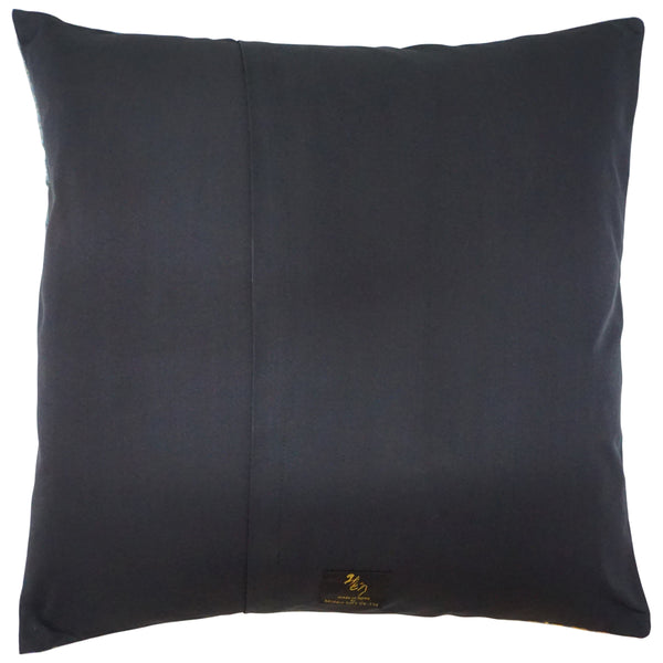Чехол для подушки изготовлен из высококачественного материала OBI. сделано в Японии. Подушка с японским узором. 17,7×17,7" (45 см) "Цветочный плот / красный / золотой / B"