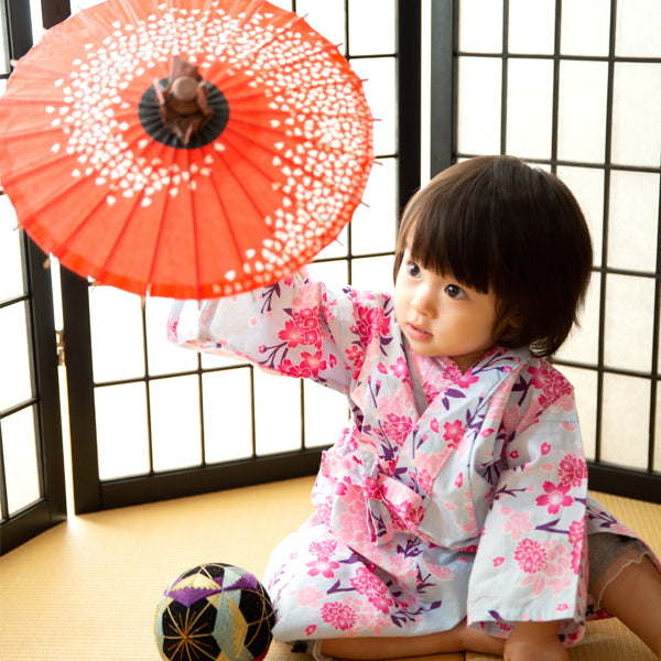 TOPTOY KIMONO babythree 日本限定 紫いもまんじゅう babyyukatamizuiro1_600x600_cro