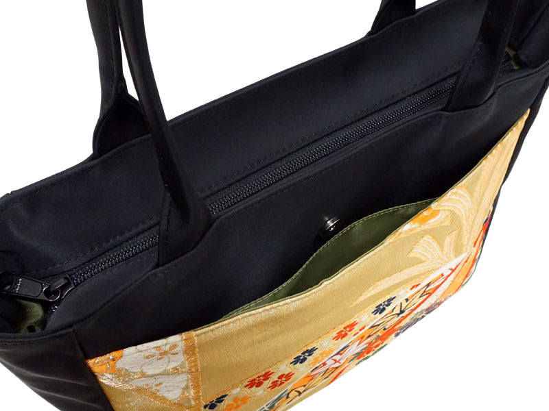 Сумка Tote Bag из высококачественного OBI. сделано в Японии. Женские сумки для рук и плеч, единственные в своем роде "吉祥文様 / 竹文"