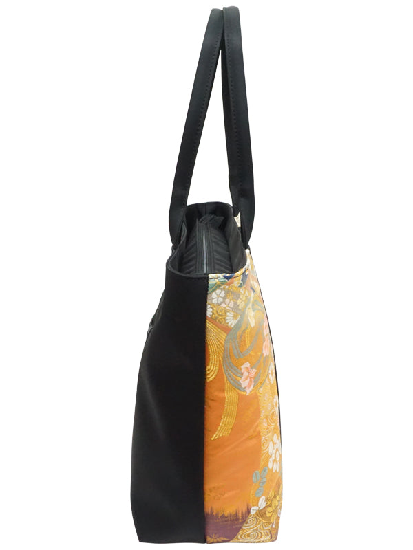 Patchwork Tote Bag in OBI di alta qualità. made in Japan. Borse a mano e a tracolla per signore, uniche nel loro genere "花菱".