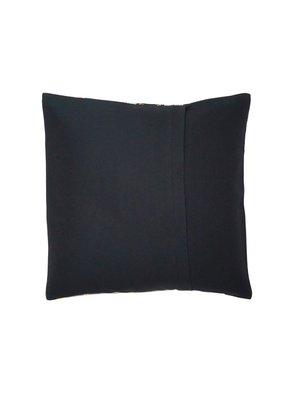 Чехол для подушки изготовлен из высококачественного материала OBI. сделано в Японии. Подушка с японским узором. 11.8×11.8" (30 см) "花に源氏車輪"