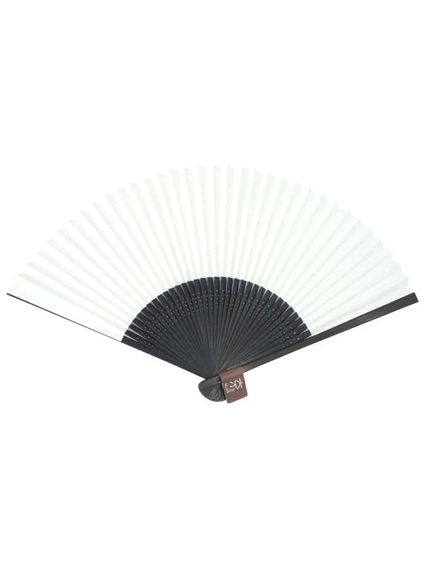 Folding Fan. made in Kyoto, Japan. Japanese Hand Fan. "Blue Sea Wave / 青海波1365"