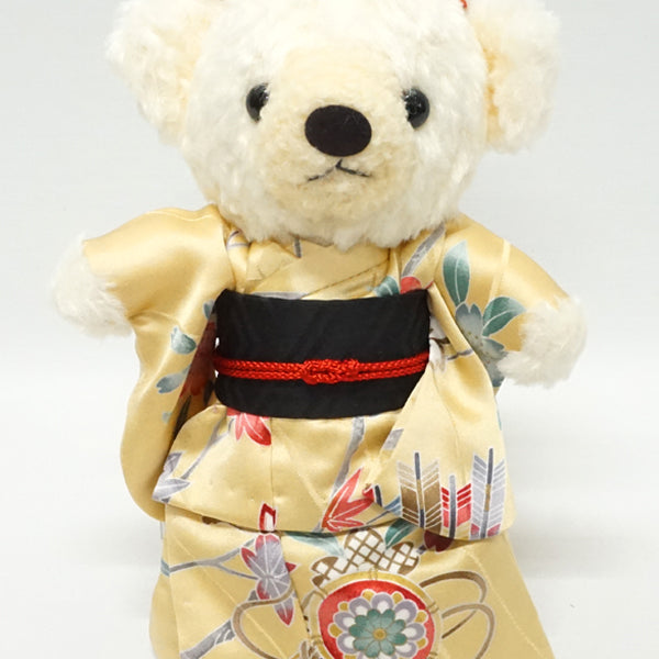 Stuffed Bear Wearing Kimono. 8.2