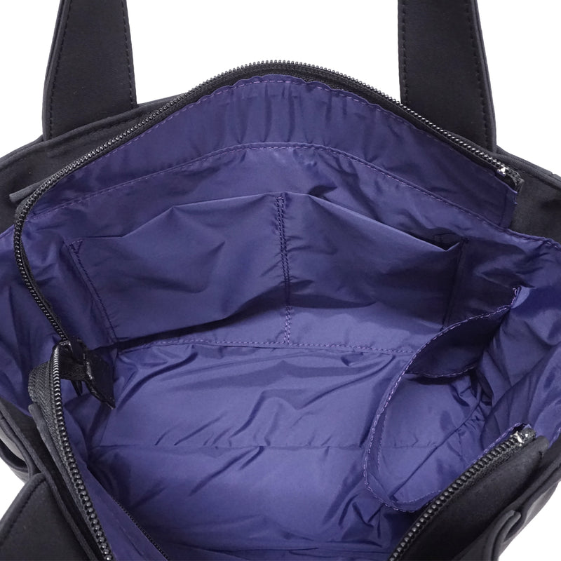 Sac à main avec mini-sac à breloques en OBI de haute qualité. Fabriqué au Japon. Sacs pour dames, uniques en leur genre "Black / Purple".
