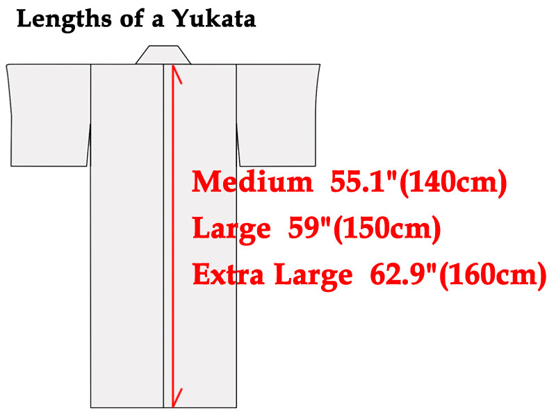 YUKATA mit Schärpengürtel. Hergestellt in Japan. Midori Yukata für Männer „Violent Waves / 黒波“