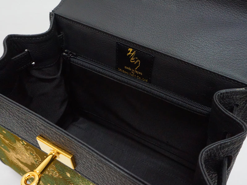 日本製ヴィンテージ帯バッグ。石川義経プロデュース。ハンドバッグ。  "松柄"