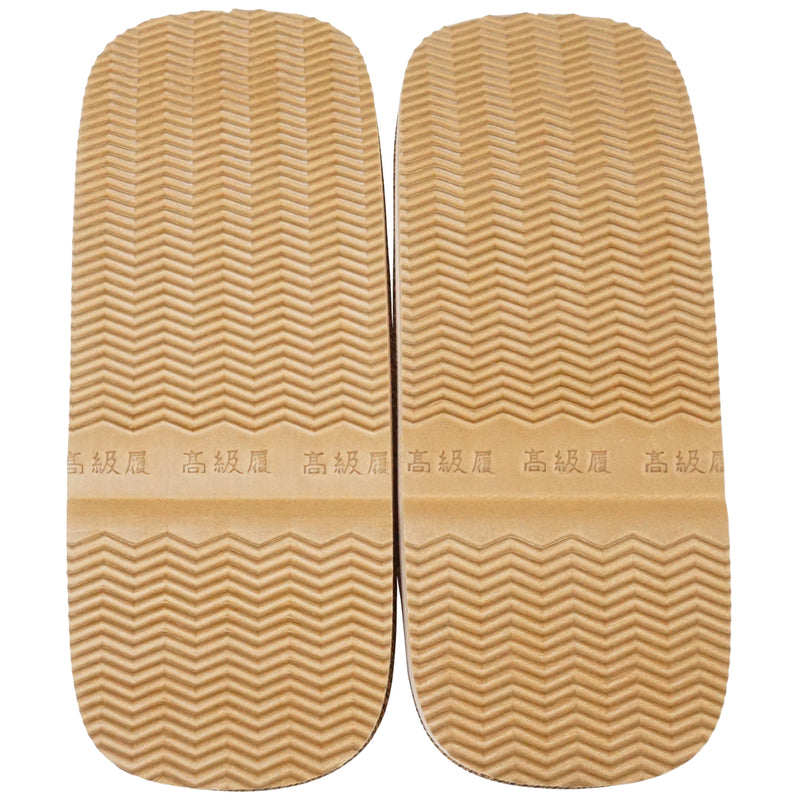 Sandales japonaises "ZORI" Sandales en caoutchouc pour hommes. Fabriquées au Japon. 10.5～11"(26～28cm) "Fleurs de cerisier / Marine